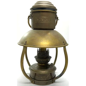 Vintage Metaalwarenfabriek M. Den Haan Rotterdam Oil Lantern - Picture 1 of 7