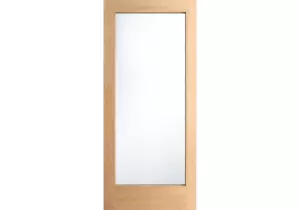 Bristol - 1-Lite White Oak French Door with Dual Tempered Clear Glass (1-3/4”) - Picture 1 of 2