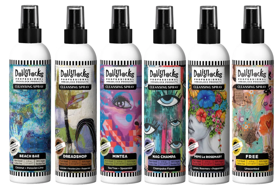 Dollylocks - Liquid Dreadlocks Cleansing Spray - Multiple Scents (8oz / 237ml) - Image 1 of 1