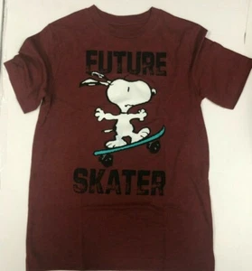 Peanuts Snoopy Future Skater Kids Youth T-Shirt Large 10/12 - Picture 1 of 1