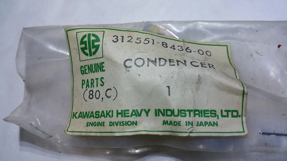 Новый из старых запасов конденсатор Kawasaki номер детали 312551-8436-00 - Изображение 1 из 1