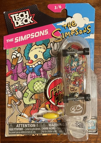 Simpson Krusty the Clown Tech Deck Skateboard Cover