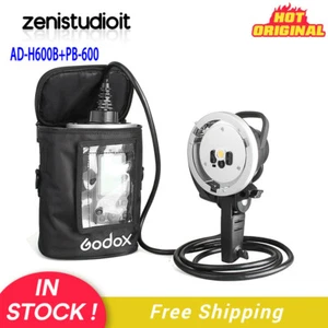 Cabezal de flash portátil Bowens Godox AD-H600B de EE. UU. + Kit de bolsa PB-600 para AD600B AD600BM - Imagen 1 de 10
