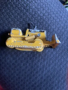Vintage Ertl John Deere Yellow Diecast Bull Dozer Metal Toy 1/64 - Picture 1 of 4