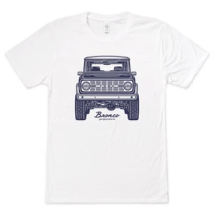 Classic Ford Bronco Front Graphic printed on Men's T-shirt - Picture 1 of 5