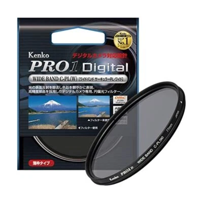 Kenko Camera Filter PRO1D WIDE BAND Circular PL (W) 77mm 517727 NEW from Ja JP - Image 1 of 4