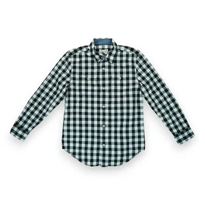NWT Tucker + Tate Dress Shirt Sz L 10/12 Boy Plaid Pocket Button-Up Long Sleeve - Picture 1 of 4