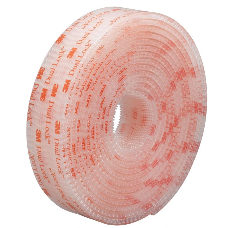 3M Klettband 8 Klettpad dual Lock selbstklebend SJ3560 50x50mm durchsichtig klar