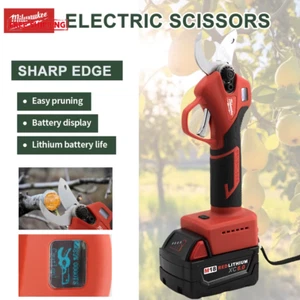 Milwaukee 18V Brushless Electric Scissors Cordless Pruning Shear Trimming Fruit - Picture 1 of 8