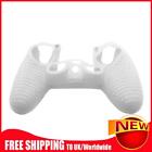 Non-slip Silicone Case Grip Cover for PS4 PS4 PRO Game Controller (White)