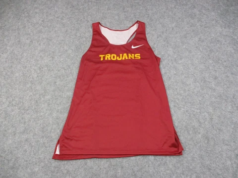 USC Trojans Basketball Jersey Medium Red Yellow Nike NCAA College Lightweight Cover