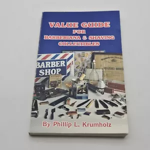 Barberiana Shaving Collectibles Value Guide Phillip Krumholz 1st Edition W Card - Imagen 1 de 11