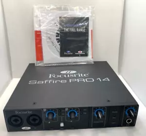 Focusrite Saffire Pro 14 ohne Kabel, mit 2 CD's gebraucht aus Japan - Bild 1 von 12