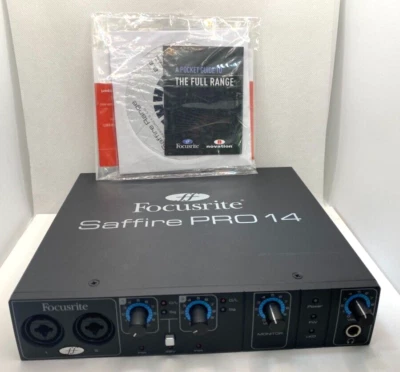 Focusrite Saffire Pro 14 w/o cable,With 2 CD's Pre-owned From Japan - Image 1 of 4
