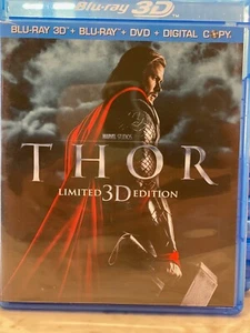 THOR - LIMITED 3D EDITION * BLU-RAY3D + DVD + DIG COPY - Picture 1 of 4