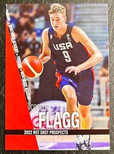 2022 Hot Shot Prospects Cooper Flagg Promo Rookie - Mint Condition- USA Olympics