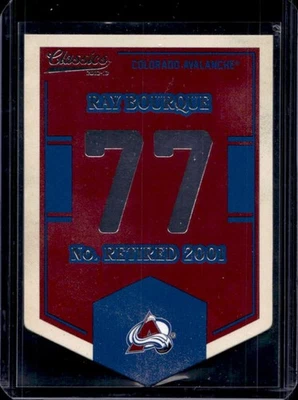 2012-13 Panini Classics Signatures Ray Bourque Banner Numbers #EN25 Avalanche - Image 1 of 2
