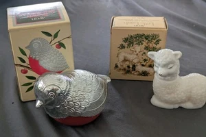 Vintage Avon Rotkehlchen rote Brust Charisma & kleines Lamm Topas Köln beide neu im Karton - Bild 1 von 10