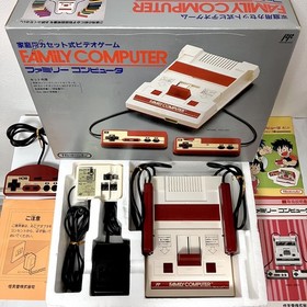 Nintendo Famicom Console w/ Box HORI Controller Tested Working Cleaned Japan Set