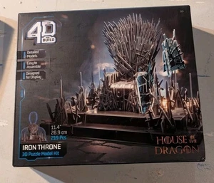 House of the Dragon 3D Puzzle Model Kit Iron Throne 4D Build Game of Thrones NEW - Picture 1 of 2