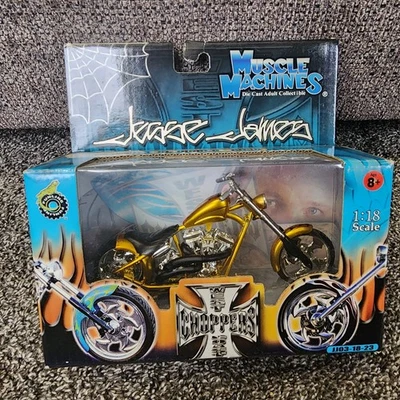 Jesse James West Coast Choppers El Diablo Rigid 1:18 Scale Muscle Machines - Image 1 of 4