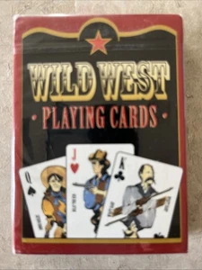 Baraja de cartas Wild West roja de USPCC nueva - Imagen 1 de 5