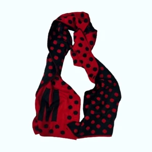 Moschino Schal Wollmischung Punkte Logo M - Bild 1 von 1