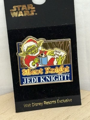 Disney 2003 Star Wars Yoda en traje de Santa Caballero Silencioso Caballero Jedi Prendedor #27429 Foto 1 de 4