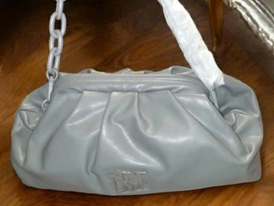 Badgley Mischka Gray Handbag with Detachable Chain Strap -  NWT - Image 1 of 4