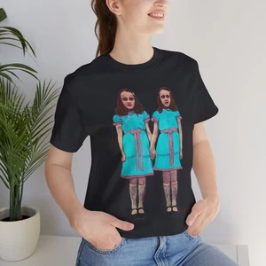 The Shining Creepy Grady Twins Unisex Tee - Kubrick Horror Film Fan Art Shirt - Picture 1 of 37