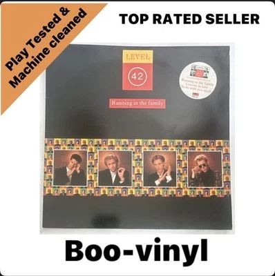 Level 42 ~ Running In The Family ~ Vinyl LP Record 80s VG+ / EX Condition - Image 1 of 4