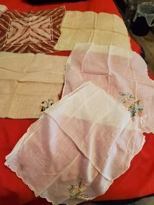 Vintage Women's Hankies Set/10 - Picture 1 of 3