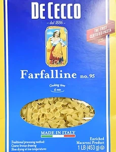 De Cecco Semolina Pasta, Farfalline No.95, 1 Pound (Pack of 5) - Picture 1 of 2
