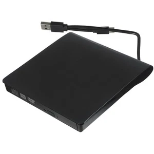 USB 3.0 Type-C External CD DVD ROM Disc Drive Burner Reader Player 11 10 - Afbeelding 1 van 12