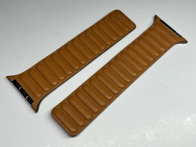 Apple OEM Leather Link Prototype Brown 40mm 41mm 42mm SM Pumpkin Orange NEW - Image 1 of 4