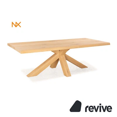 PMP Meubles Table À Manger En Bois Brun Chêne 240 X 77 X 110 Cm - Photo 1/4