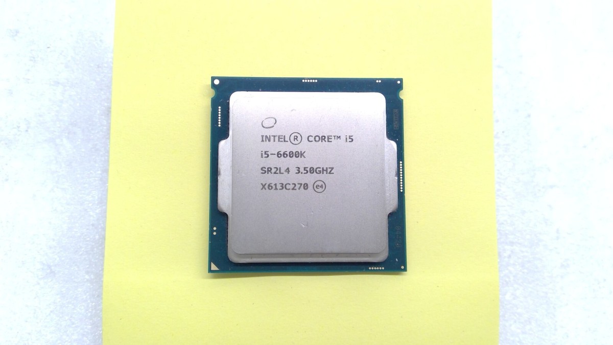 Intel Core i5-6600K Processor Model Computer Processors