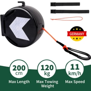 2 m Fahrrad-Schleppseil Eltern Kind Zugseil Fahrrad Mountainbike Abschleppseil - Bild 1 von 23