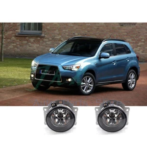 2pcs Fog Lights Front Bumper Lamp for Mitsubishi Outlander Sport ASX RVR 07-15 k - Picture 1 of 7