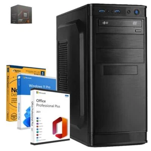 Büro PC Windows11 Office 21 Ryzen 5 8500G 6x 4,7GHz 250GB SSD 64GB RAM NEU - Bild 1 von 12