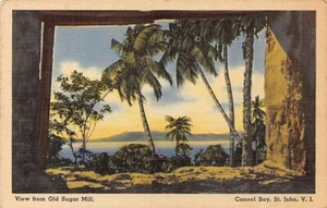 U.S. Virgin Islands - SAINT JOHN - View from Old Sugar Mill - Publ. Academy Book - Picture 1 of 2