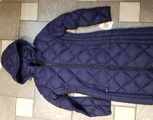 NEW Michael Kors warm down long jacket parka with hood packable WOMENS S - Picture 1 of 5