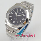 39Mm Bliger Sapphire Glass Luminous Automatic Mens Watch Oyster Strap Polished