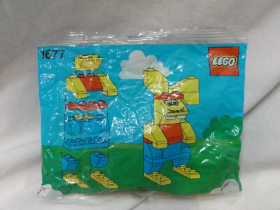 Vintage 1990 Lego 1677 Set Easter Bunny 24 pieces NEW Sealed - Image 1 of 4