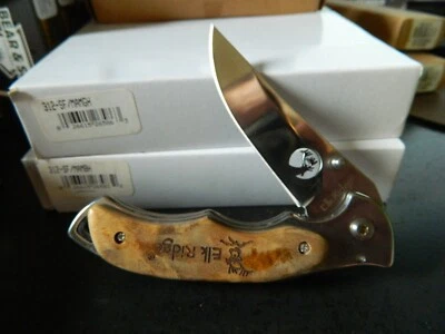 ELK RIDGE KNIVES 4 1/2" LOCKING FOLDER ER-519 CUSTOM DESIGN 440 S.S. BLADE IRONW - Image 1 of 4