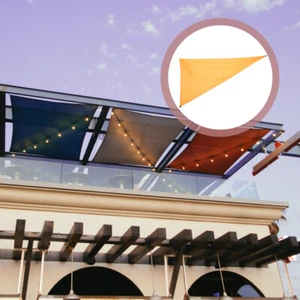 Patio Triangle Canopy Awning Canopies Outdoor Triangular Awning - Picture 1 of 12
