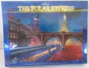 Hallmark The Polar Express "Christmas Morning" Foil Puzzle 300 Pieces Sealed NIB - Picture 1 of 2
