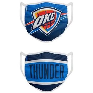 Paquete de 2 Cubiertas Máscara Facial Lavable Resoluble de la NBA con Licencia Oklahoma City Thunder - Imagen 1 de 4