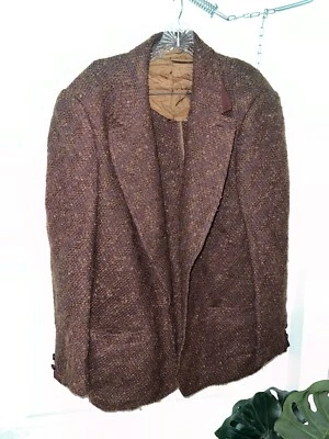 Gianni Versace Brown Alpaca Wool Mohair Sport Coat Blazer Jacket Italy Size  44 - Image 1 of 4