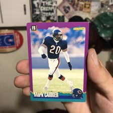ERROR 1994 Score Football Card #110 Mark Carrier DB